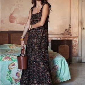 Beautiful cotton maxi dress, minimally worn